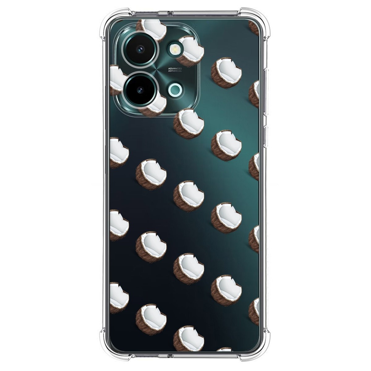 Funda Silicona Antigolpes para Vivo Y28 4G diseño Cocos Dibujos