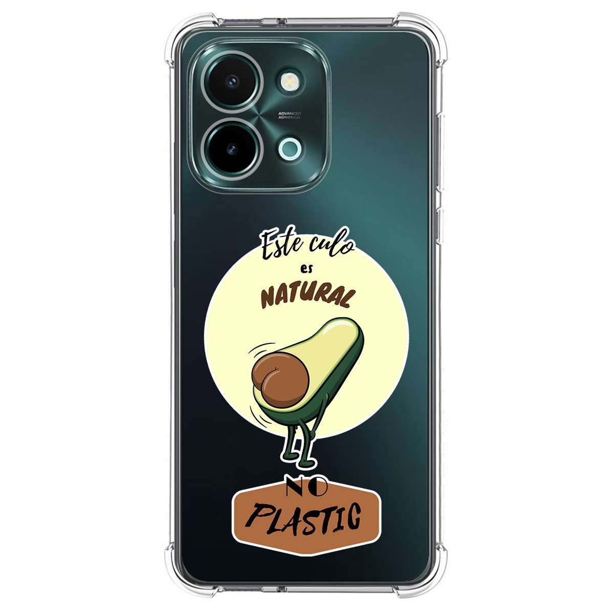 Funda Silicona Antigolpes para Vivo Y28 4G diseño Culo Natural Dibujos