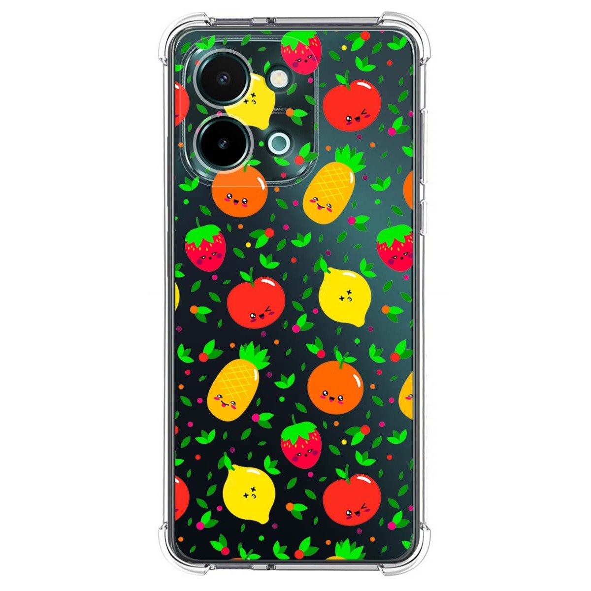 Funda Silicona Antigolpes para Vivo Y28 4G diseño Frutas 01 Dibujos