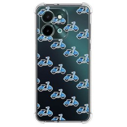 Funda Silicona Antigolpes para Vivo Y28 4G diseño Scooter Dibujos