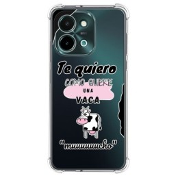 Funda Silicona Antigolpes para Vivo Y28 4G diseño Vaca Dibujos