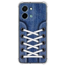 Funda Silicona Antigolpes para Vivo Y28 4G diseño Zapatillas 01 Dibujos