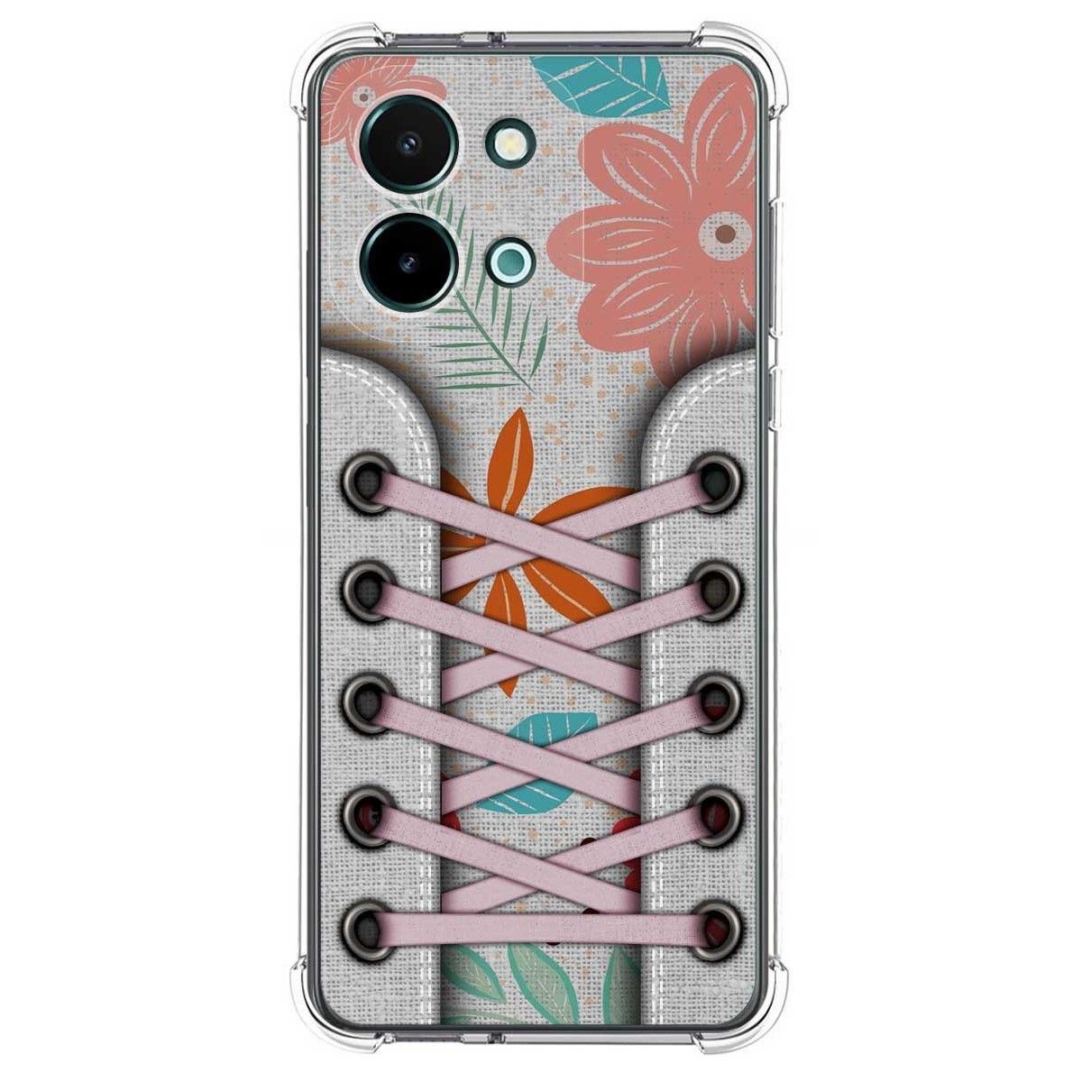 Funda Silicona Antigolpes para Vivo Y28 4G diseño Zapatillas 09 Dibujos