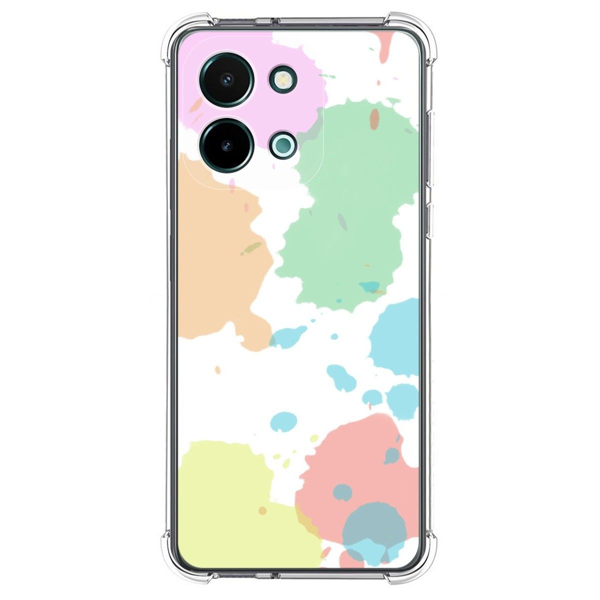 Funda Silicona Antigolpes para Vivo Y28 4G diseño Acuarela 05 Dibujos