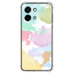 Funda Silicona Antigolpes para Vivo Y28 4G diseño Acuarela 11 Dibujos