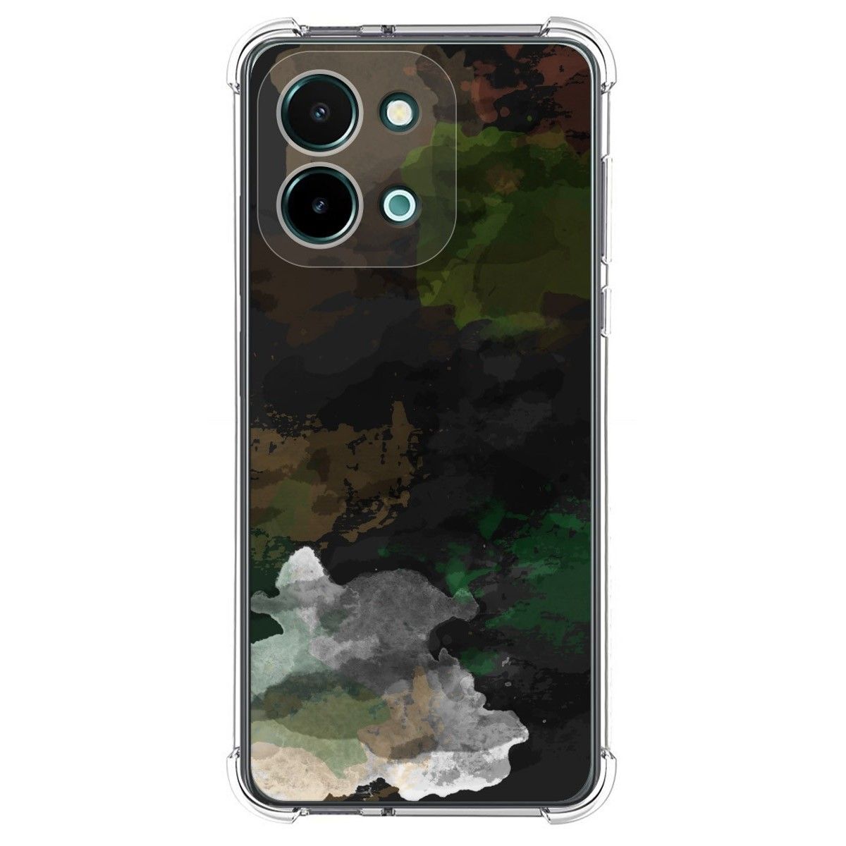 Funda Silicona Antigolpes para Vivo Y28 4G diseño Acuarela 12 Dibujos