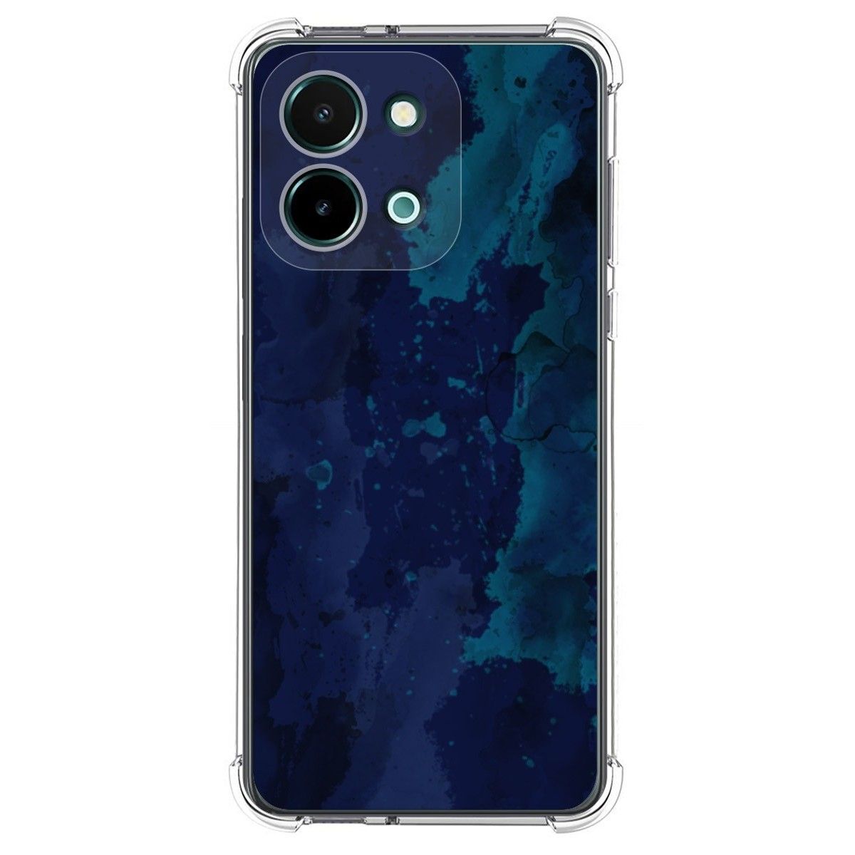 Funda Silicona Antigolpes para Vivo Y28 4G diseño Acuarela 13 Dibujos