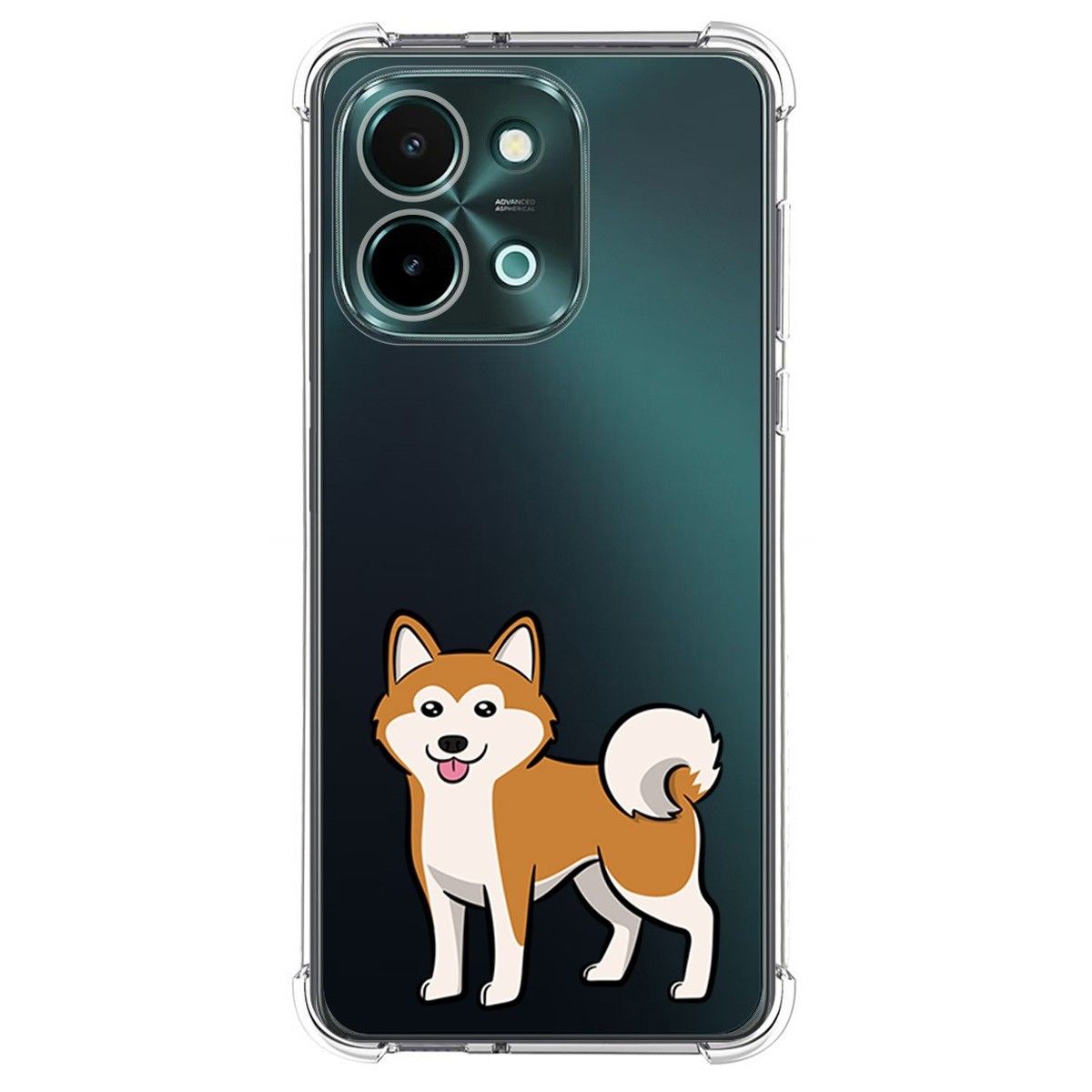 Funda Silicona Antigolpes para Vivo Y28 4G diseño Perros 02 Dibujos