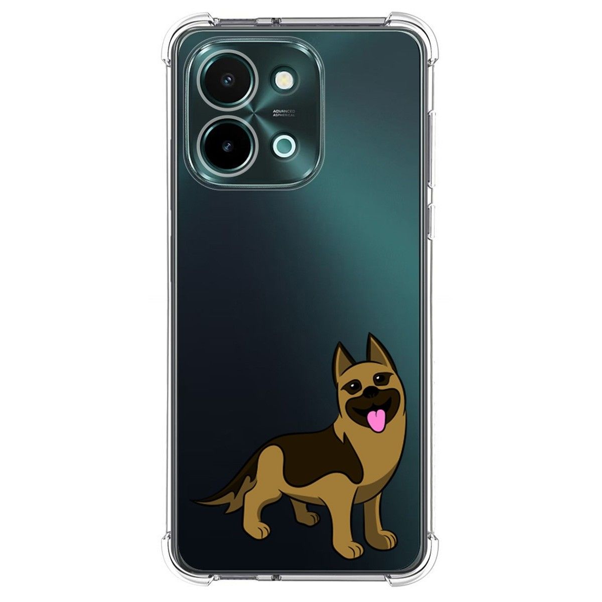 Funda Silicona Antigolpes para Vivo Y28 4G diseño Perros 03 Dibujos