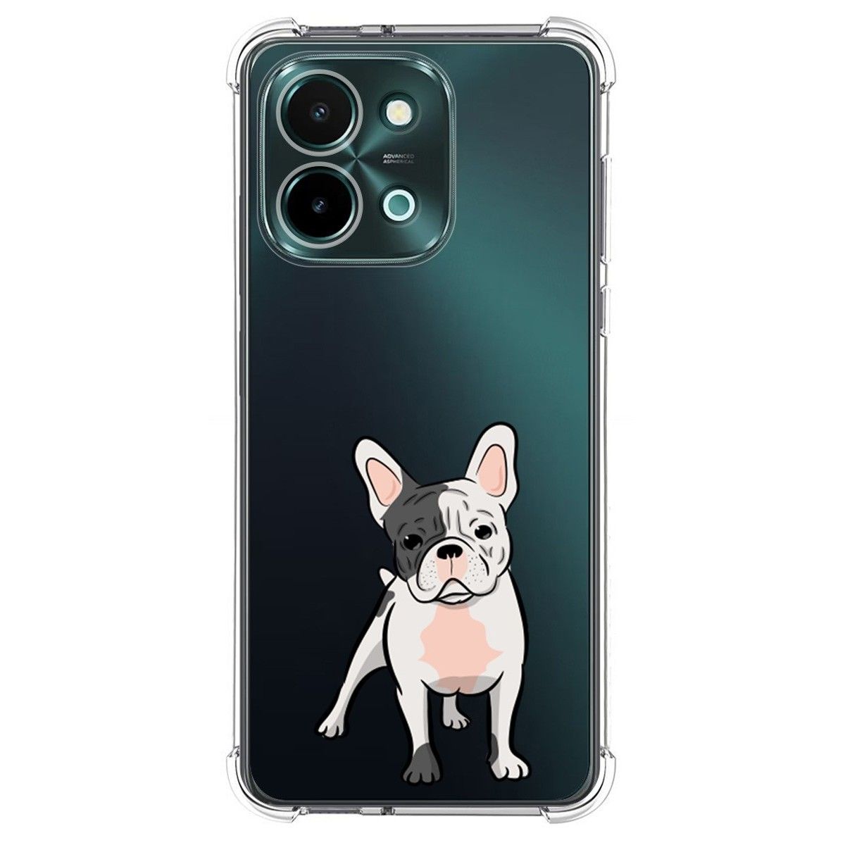 Funda Silicona Antigolpes para Vivo Y28 4G diseño Perros 06 Dibujos