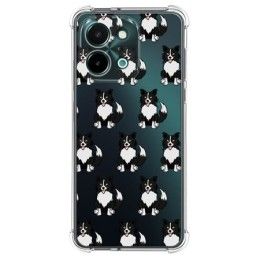 Funda Silicona Antigolpes para Vivo Y28 4G diseño Perros 07 Dibujos