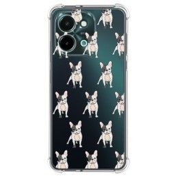 Funda Silicona Antigolpes para Vivo Y28 4G diseño Perros 12 Dibujos