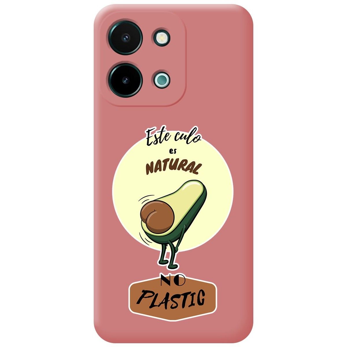 Funda Silicona Líquida Rosa para Vivo Y28 4G diseño Culo Natural Dibujos