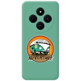 Funda Silicona Líquida Verde para Xiaomi Redmi 14C diseño Adventure Dibujos