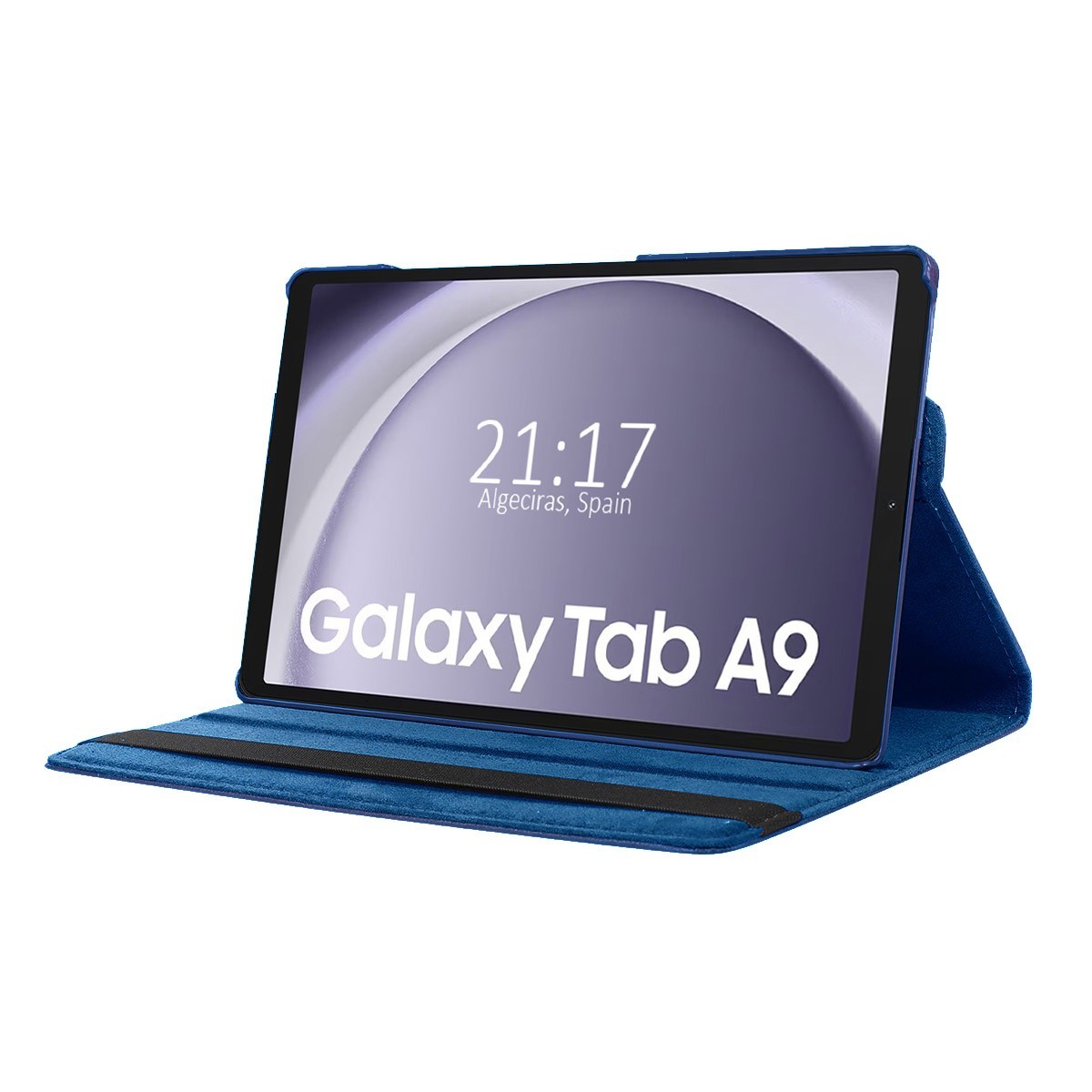 Funda Giratoria 360 para Samsung Galaxy Tab A9 color Azul