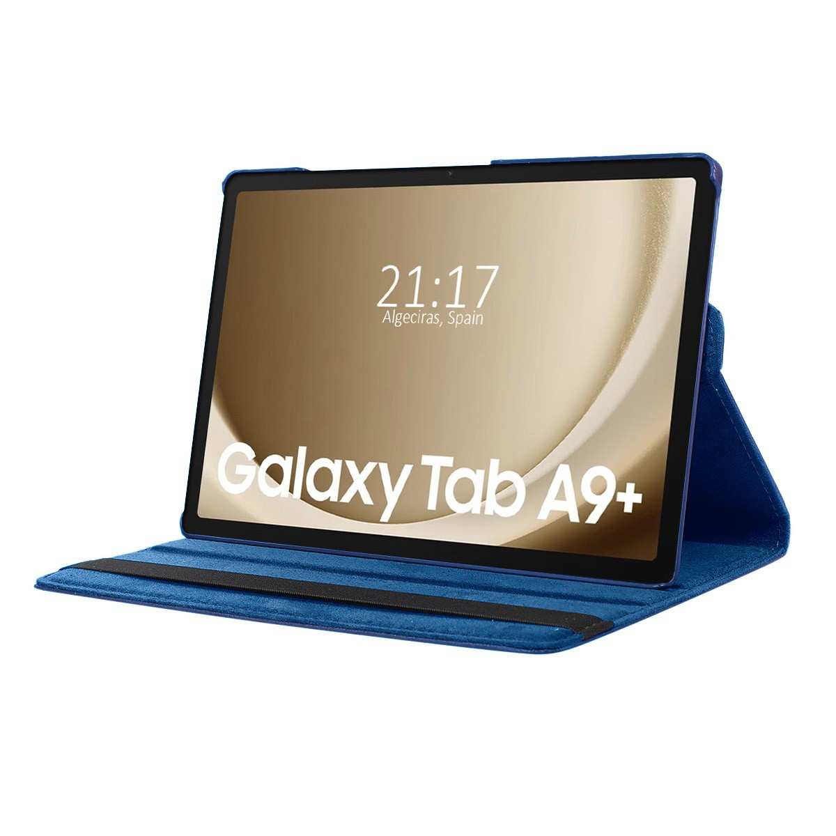 Funda Giratoria 360 para Samsung Galaxy Tab A9+ Plus color Azul