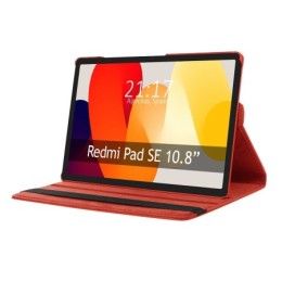 Funda Giratoria 360 para Xiaomi Redmi Pad SE 11 color Roja