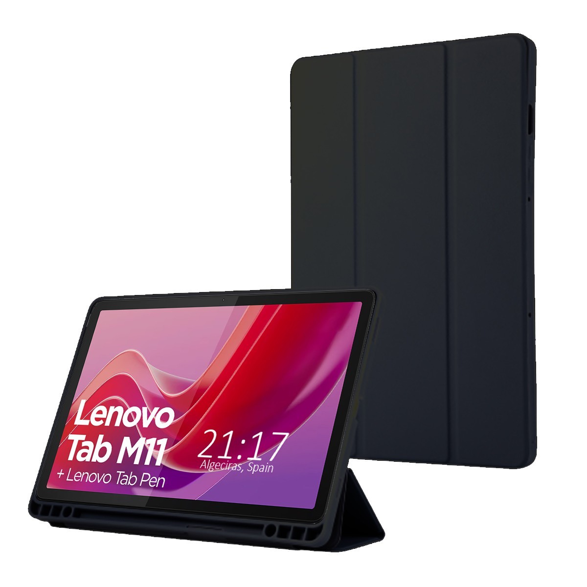 Funda con tapa Smart para Lenovo Tab M11 color Negro