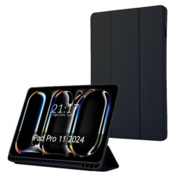 Funda con tapa Smart para Apple iPad Pro 2024 11 (M4) color Negro