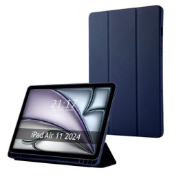 Funda con tapa Smart para Apple iPad Air 2024 11 (M2) color Azul