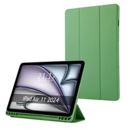 Funda con tapa Smart para Apple iPad Air 2024 11 (M2) color Verde