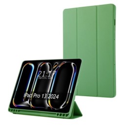 Funda con tapa Smart para Apple iPad Pro 2024 13 (M4) color Verde