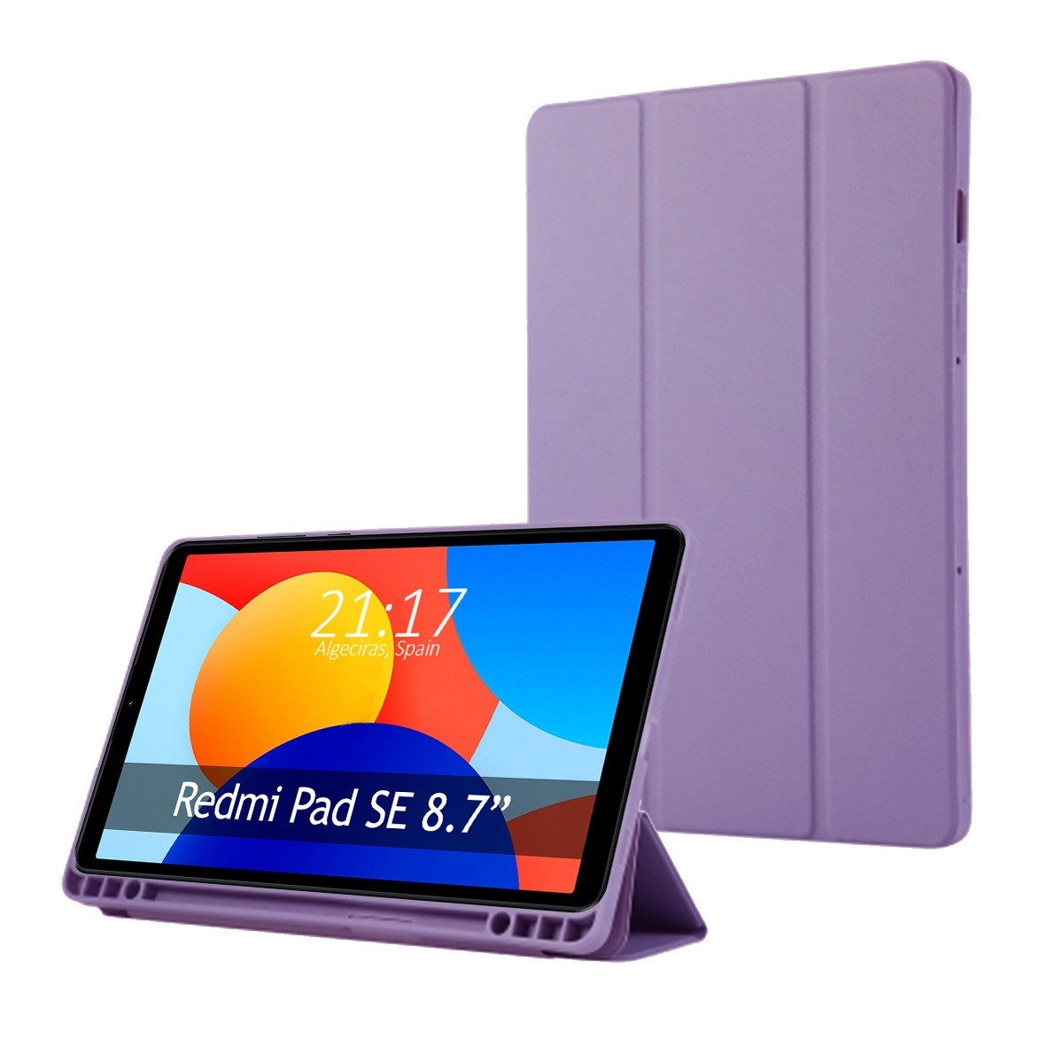 Funda con tapa Smart para Xiaomi Redmi Pad SE 8.7 color Morado