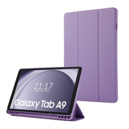 Funda con tapa Smart para Samsung Galaxy Tab A9 color Morado