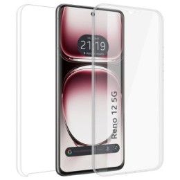 Funda Doble Transparente Pc + Tpu Full Body 360 para Oppo Reno 12 5G