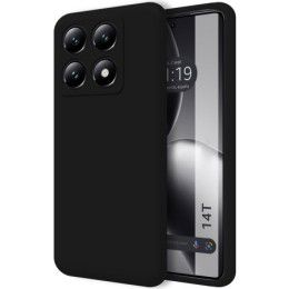 Funda Silicona Líquida Ultra Suave para Xiaomi 14T 5G color Negra