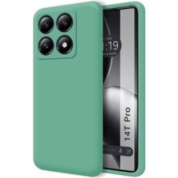 Funda Silicona Líquida Ultra Suave para Xiaomi 14T Pro 5G color Verde