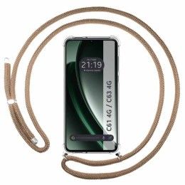 Funda Colgante Transparente para Realme C61 / C63 4G con Cordon Camel