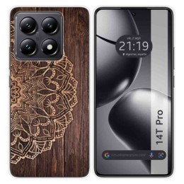 Funda Silicona para Xiaomi 14T Pro 5G diseño Madera 06 Dibujos