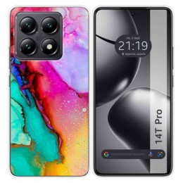 Funda Silicona para Xiaomi 14T Pro 5G diseño Mármol 15 Dibujos