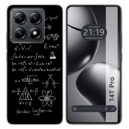 Funda Silicona para Xiaomi 14T Pro 5G diseño Formulas Dibujos