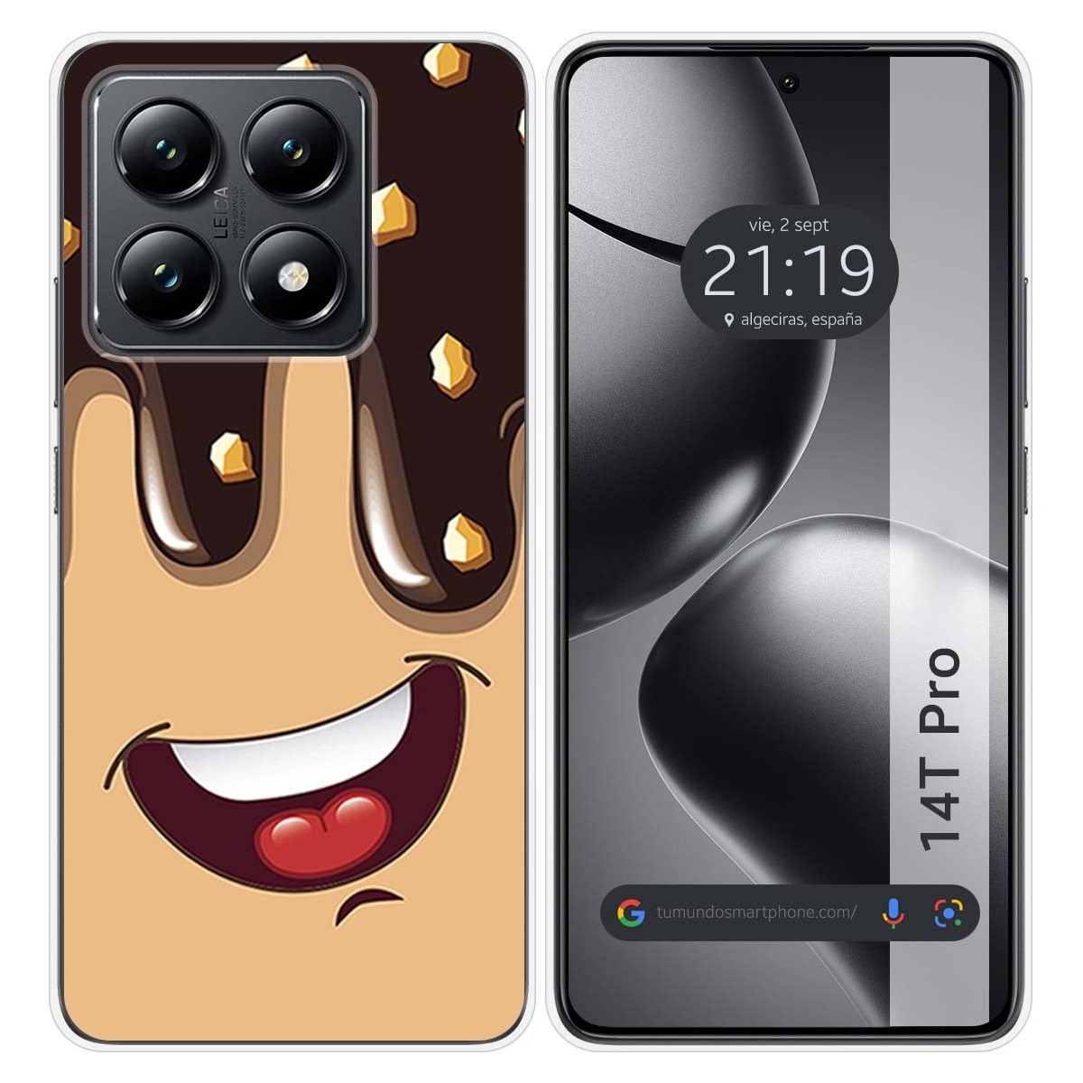 Funda Silicona para Xiaomi 14T Pro 5G diseño Helado Chocolate Dibujos