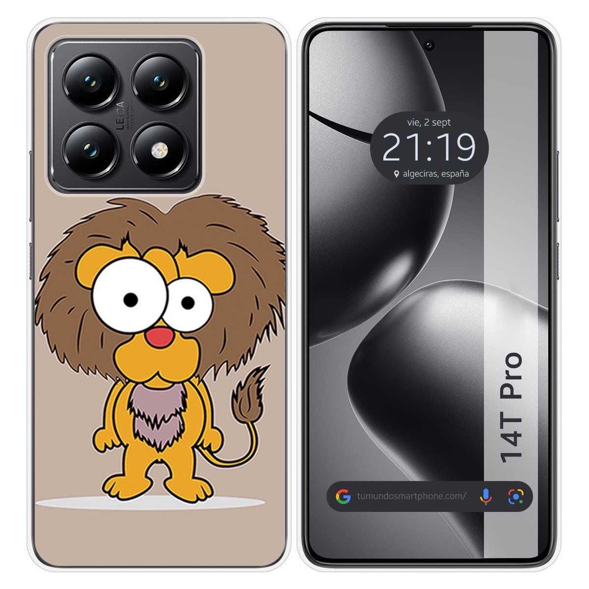 Funda Silicona para Xiaomi 14T Pro 5G diseño Leon Dibujos