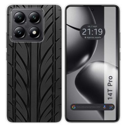 Funda Silicona para Xiaomi 14T Pro 5G diseño Neumatico Dibujos