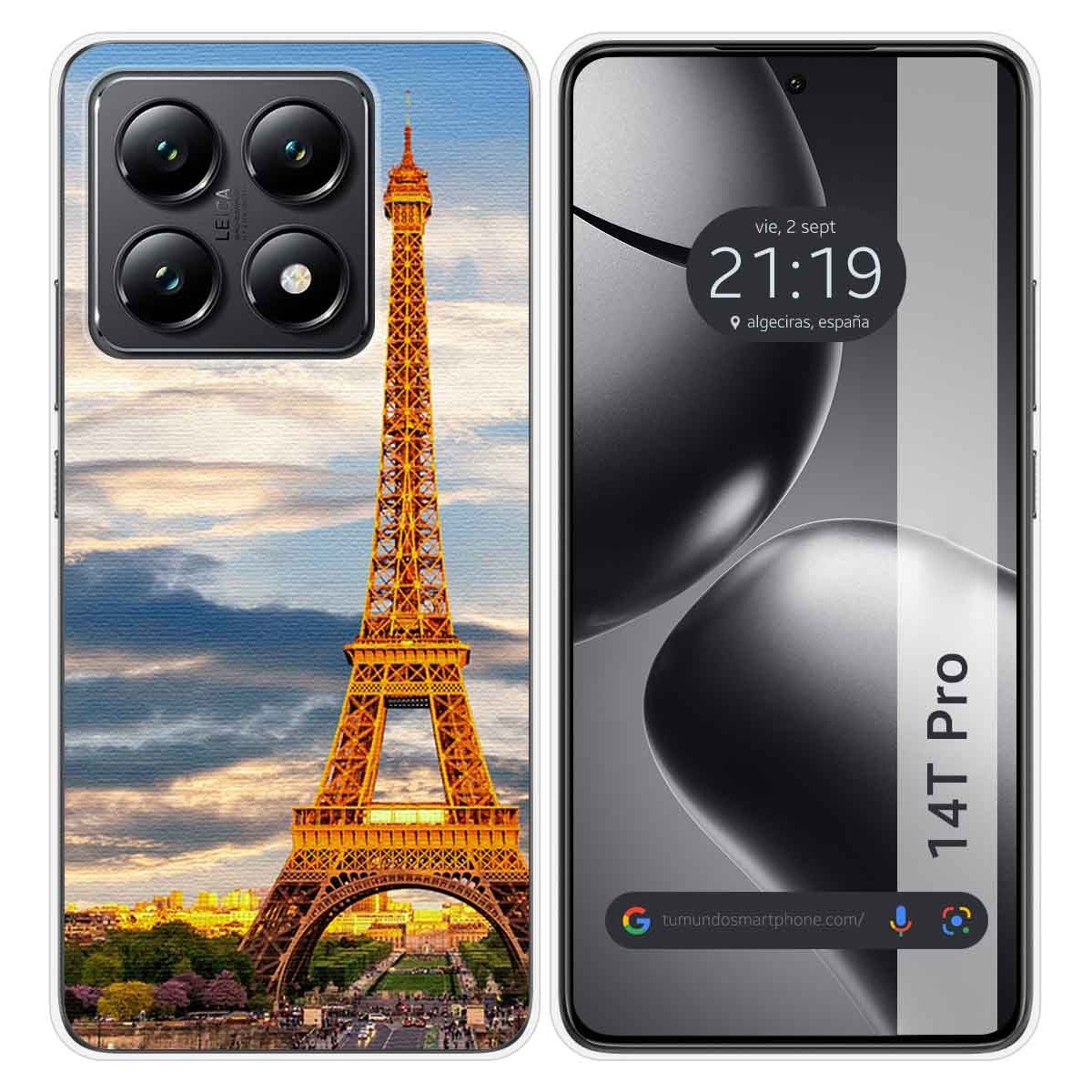 Funda Silicona para Xiaomi 14T Pro 5G diseño Paris Dibujos