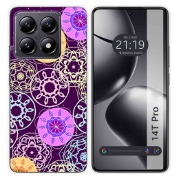 Funda Silicona para Xiaomi 14T Pro 5G diseño Radial Dibujos