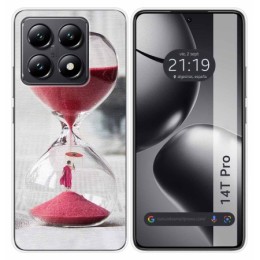 Funda Silicona para Xiaomi 14T Pro 5G diseño Reloj Dibujos