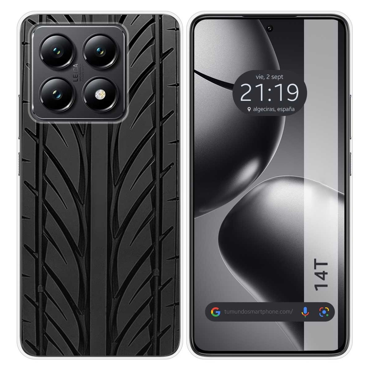 Funda Silicona para Xiaomi 14T 5G diseño Neumatico Dibujos