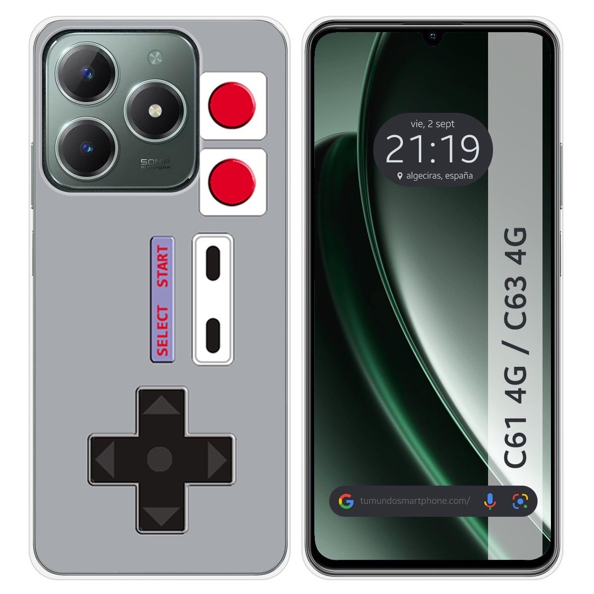 Funda Silicona para Realme C61 / C63 4G diseño Consola Dibujos