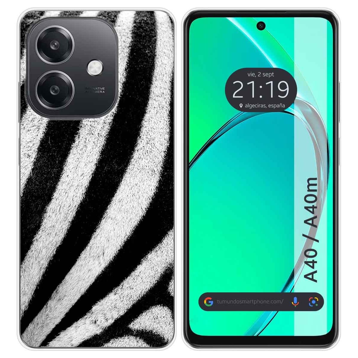 Funda Silicona para Oppo A40 / A40m diseño Animal 02 Dibujos