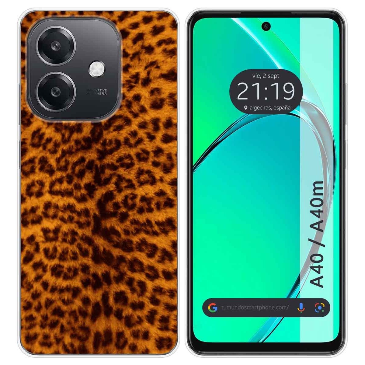 Funda Silicona para Oppo A40 / A40m diseño Animal 03 Dibujos