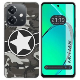 Funda Silicona para Oppo A40 / A40m diseño Camuflaje 02 Dibujos