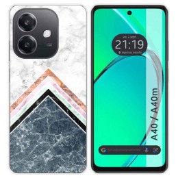 Funda Silicona para Oppo A40 / A40m diseño Mármol 05 Dibujos