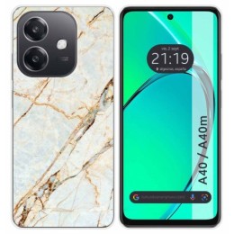 Funda Silicona para Oppo A40 / A40m diseño Mármol 13 Dibujos