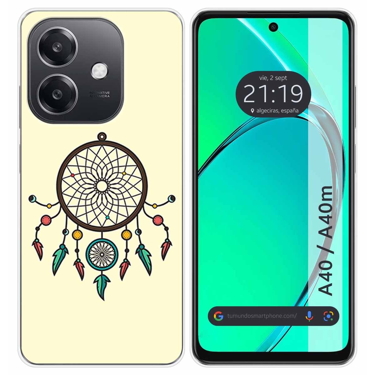 Funda Silicona para Oppo A40 / A40m diseño Atrapasueños Dibujos