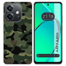 Funda Silicona para Oppo A40 / A40m diseño Camuflaje Dibujos